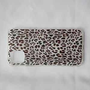 iPhone 11 Cell Phone Case, 6.1 inches, Clear Leopard